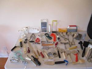 Lot of miscellaneous Kitchen Utensils