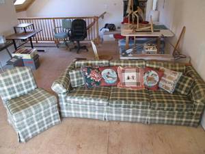 Vintage Sofa & Chair
