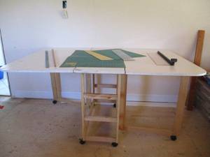 Foldable Fabric Cutting Sewing Table &amp Accessories.&nbsp