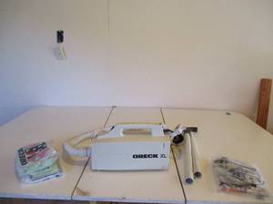 Oreck Handheld Vacuum Cleaner with Accessories &amp Bags. Works.