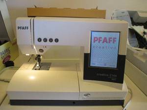 Lot of Pfaff Sewing, Creative 2144, Quilting, Embroidery Unit Fabric Move Machines all in original boxes. Work.