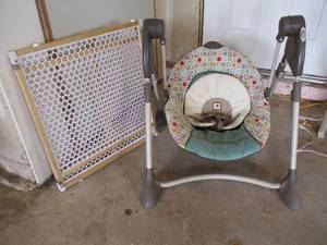Baby Swing & Baby Gate