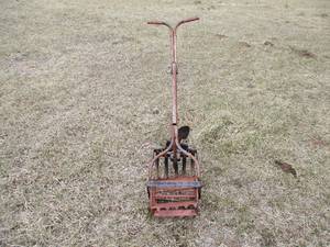 Vintage Garden Tiller. Farmhouse, Farm Style Decor.