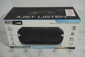 NEW Altec Lansing Hydrashock Everythingproof Wireless Bluetooth Speaker