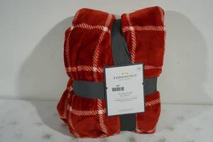 NEW Threshold Microplush Throw Blanket