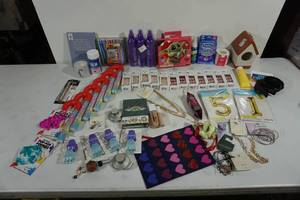 Assorted Items - Fidgets, Press On Nails, Hair Spray, Pencils