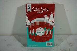 NEW Old Spice Pure Sport Deodorant - 5 Pack