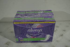NEW Always Anti-Bunch Pads - 200 Count