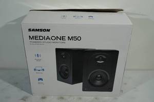 NEW Samson Audio MediaOne M50 Powered Studio Monitor Speakers