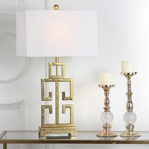 NEW Safavieh Greek Key Antique Look Table Lamp