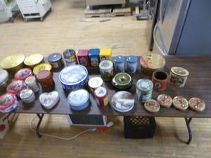 lot 47 image: Collection of Tins