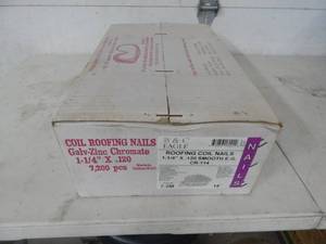 New Case Of B&C Eagle 1-1 14 x 120 Smooth Coil Roofing Nails