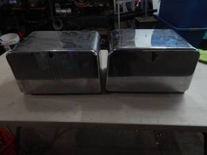 Vintage Metal Bread Boxes