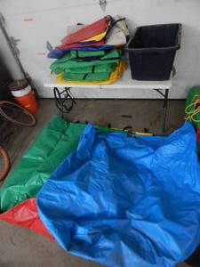 Heavy Duty Bags & Tarps For Lifting And Storing Inflatables