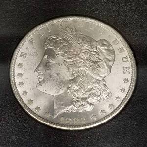 1882-CC CARSON CITY MORGAN SILVER DOLLAR UNC GSA SEALED