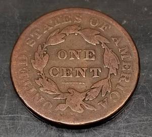 1837 US MATRON HEAD LARGE CENT