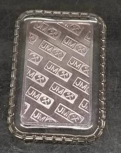 ORIGINAL SEALED JM JOHNSON MATTHEY 5 GRAM .999 FINE SILVER BAR