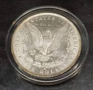 1884-O MORGAN SILVER DOLLAR BU MS64 IN AIRTITE