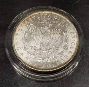 1885-O MORGAN SILVER DOLLAR BU MS64 IN AIRTITE