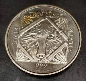 1 TROY OZ .999 FINE SILVER PANDA DESIGN