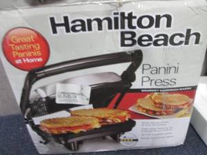 Hamilton Beach Panini Press Gourmet...