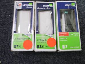 3 Leviton Switches...