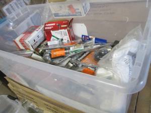 Tote of Misc Tool & Hardware Items...