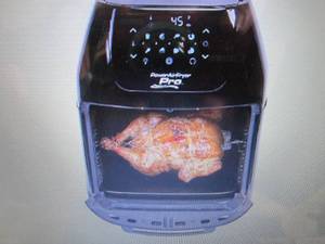 Power AirFryer Pro 6-Qt. Oven - Bla...