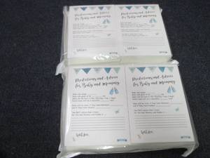 Baby Shower Activity Cards...