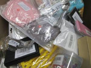 Box of Assorted Small Overstock Ite...