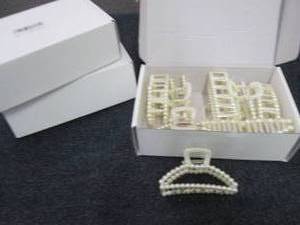 3- 8pc Sets Pearl Hair Clips...