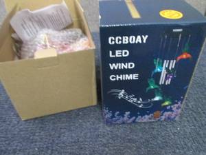 LED Wind Chimes, Solar Butterfly Wi...