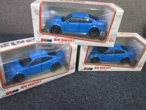 3- 132 Size Blue Dodge Chargers...
