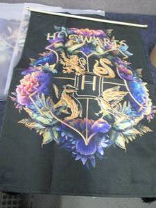 4 Hogwarts Tapestries with Hangers...