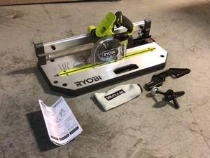 ONE 18V 5-12 in. Flooring Saw with Blade (Tool Only) by RYOBI Customer Returns See Pictures