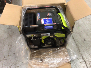 4000-Watt Gasoline Powered Digital Inverter Generator with CO Shutdown by RYOBI Customer Returns See Pictures