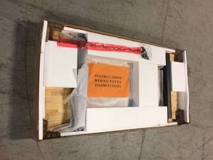 Industrial 4 ft. Folding Wood Top Workbench by Unbranded Customer Returns See Pictures
