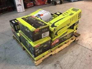 Lot of Mixed Assorted Ryobi Lawn Care Items Various Models and Conditions See Pictures