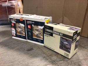 Lot of Assorted Storage Kits Customer Returns See Pictures