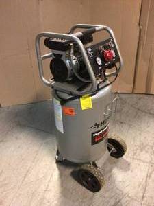 20 Gal. Vertical Electric-Powered Silent Air Compressor by Husky Customer Returns See Pictures