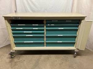 10 DRAWER MEDICAL CART