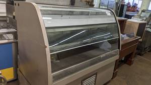 lot 90 image: Stainless Steel Commercial Combo Display Case Refrigerated Dry Grab and Go-61 x 32 x 57