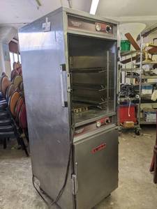 lot 110 image: Wittco Stainless Steel Commercial Holding and Transport System-72 x 25 x 24.5 (Needs Door Replacement)