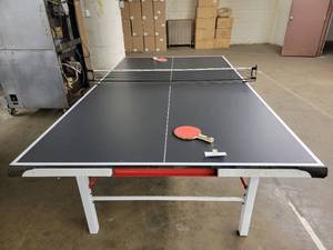 lot 59 image: Stiga T8733 ST3100 Competition Indoor Ping Pong Table-108.5 x 60 x 30.5