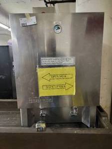 lot 63 image: Silver King Milk Dispenser- 25 x 17 x 39