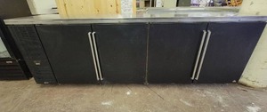 lot 75 image: 4 Door Refrigerated Back Bar Cooler 108