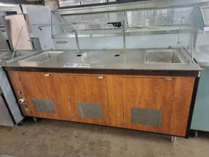 lot 95 image: APW Wyott Overhead Warmer Buffet 80 x 32 x 34