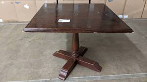 lot 40 image: Beautiful Wooden Dining Table 36 x 29 x 36