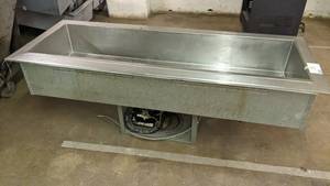 lot 21 image: Stainless Steel Commercial Refrigerated Cold Pan 71 x 22 x 24