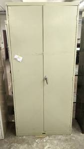 lot 201 image: Metal Cabinet-78 x 18 x 36